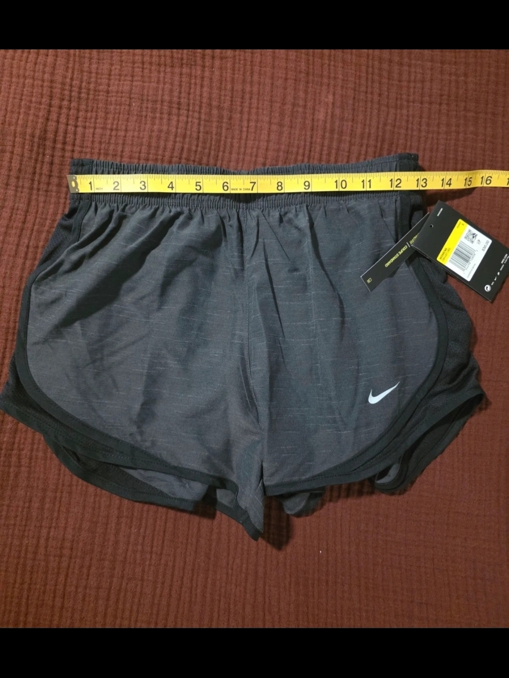Nike Women’s Charcoal Black Athletic Running Shorts